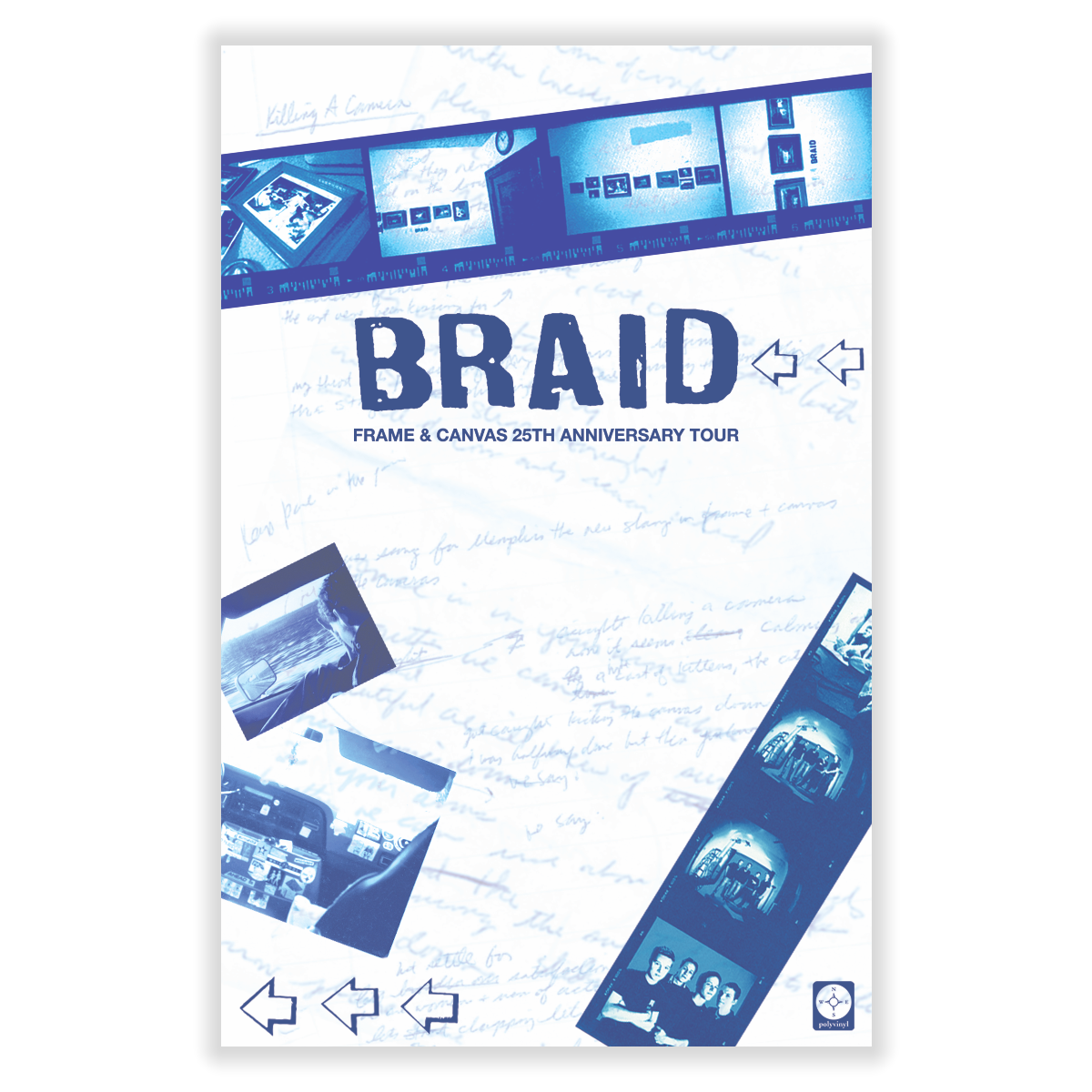 Braid - Frame & Canvas 25th Anniversary Tour Poster (11x17)