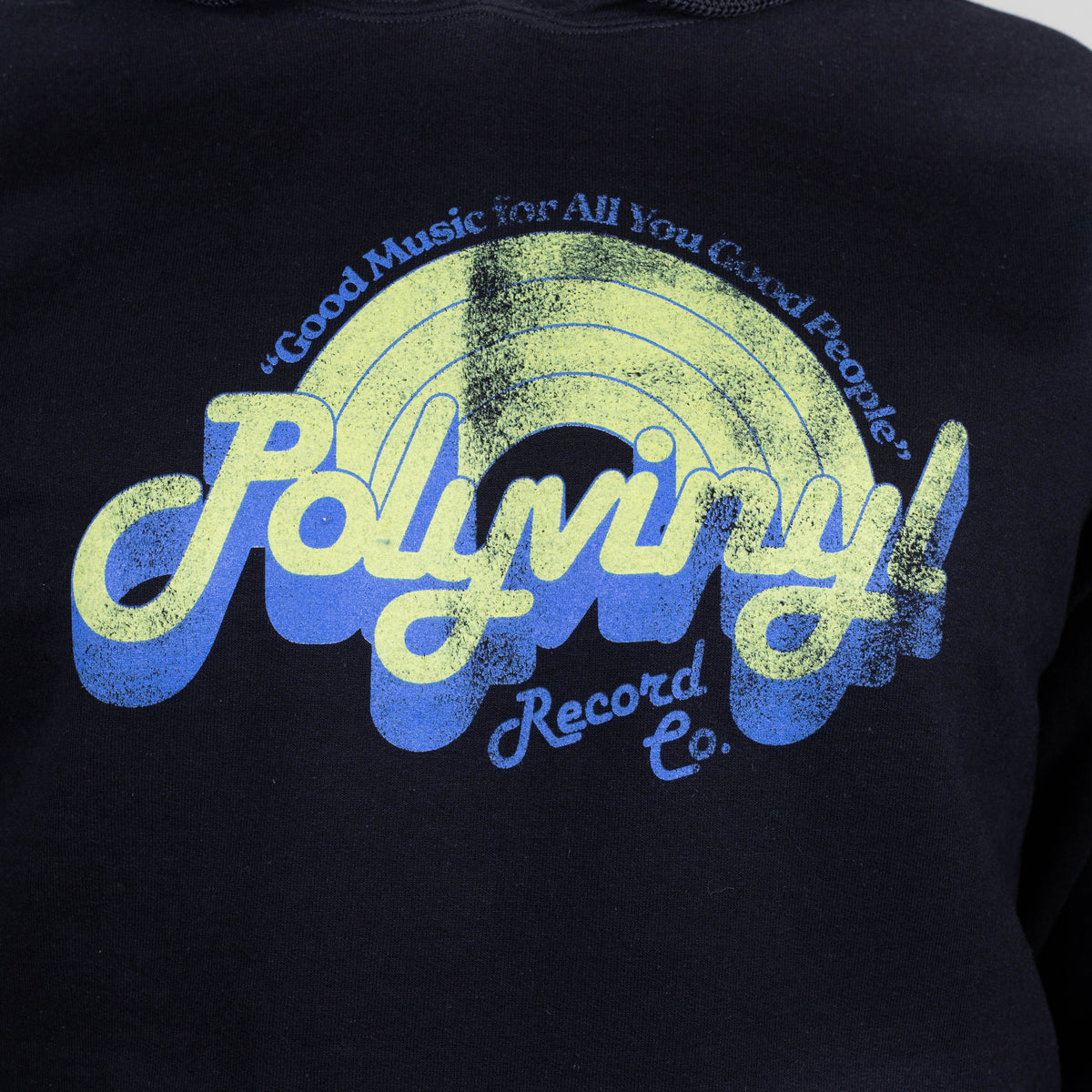 Polyvinyl - Retro Rainbow Pullover Hooded Sweatshirt