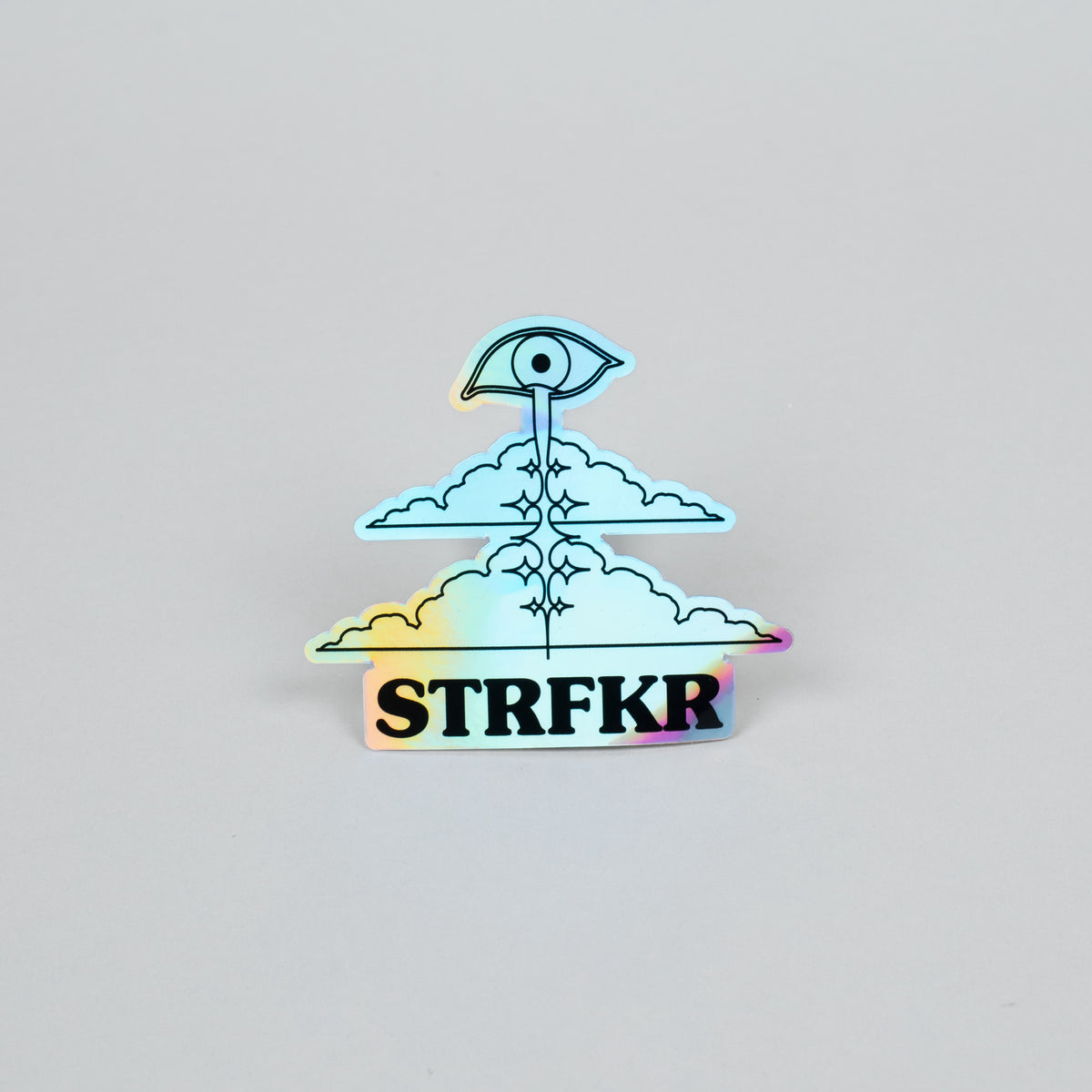 STRFKR - Crying Cloud Holographic Sticker (Die-Cut)