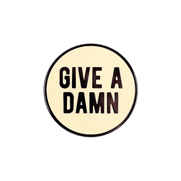 Oxford Pennant - Give A Damn Enamel Pin