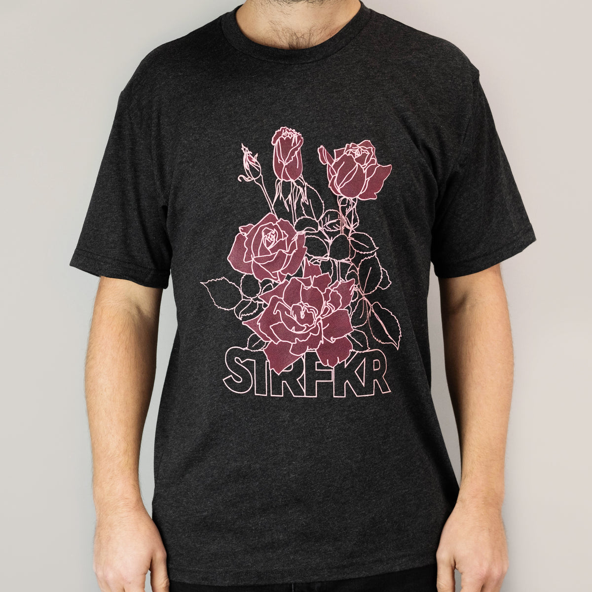 STRFKR - Roses T-Shirt (Tri-Blend Black)