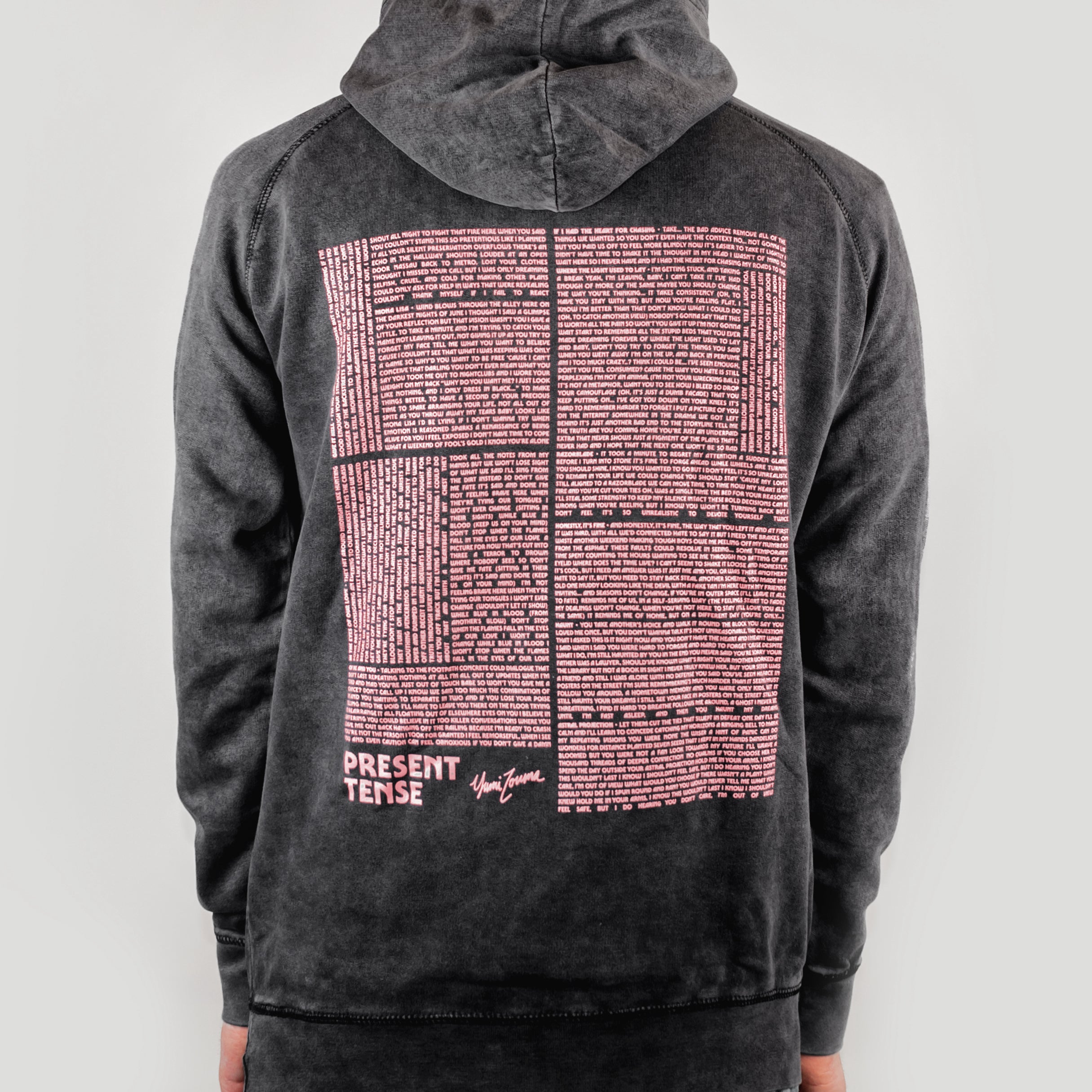 Yumi Zouma - Present Tense Pullover Hooded Sweatshirt