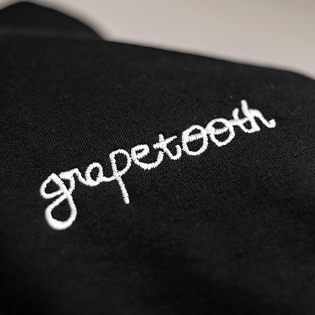 Grapetooth - Grapetooth Embroidered Logo Hooded Sweatshirt