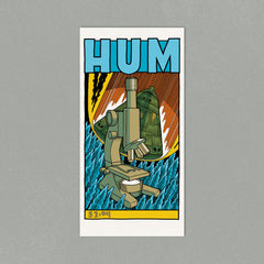 Hum - Downward Is Heavenward Screen Printed Poster (12x24)