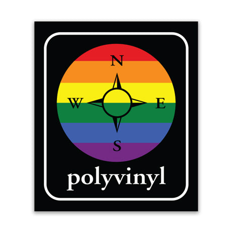 Polyvinyl - Polyvinyl Pride Sticker