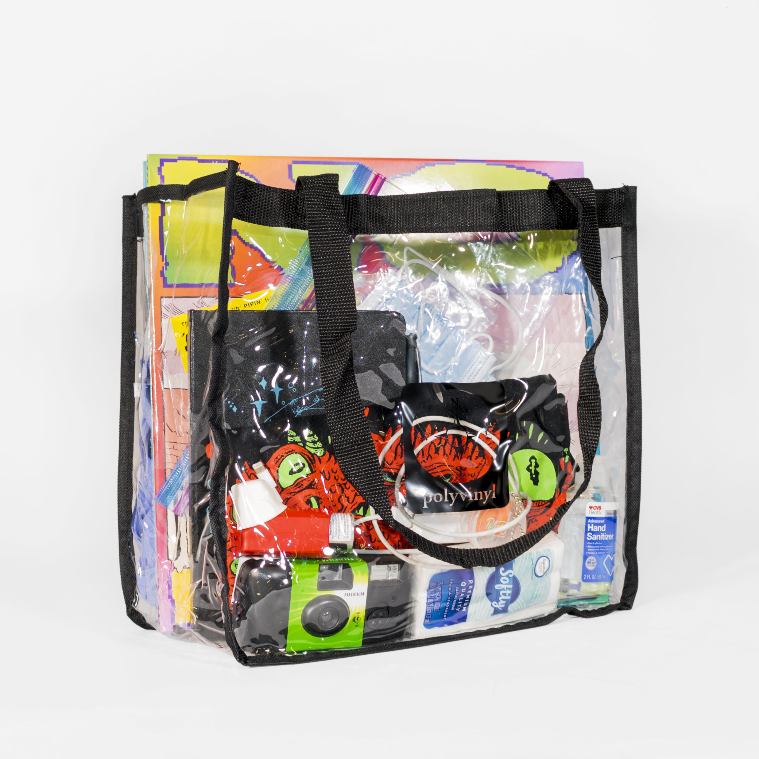 Polyvinyl - Compass Tote (Clear)