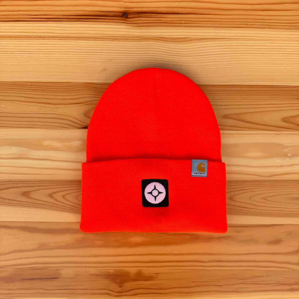 Polyvinyl - Polyvinyl Minimalist Logo Carhartt Beanie (Brite Orange)