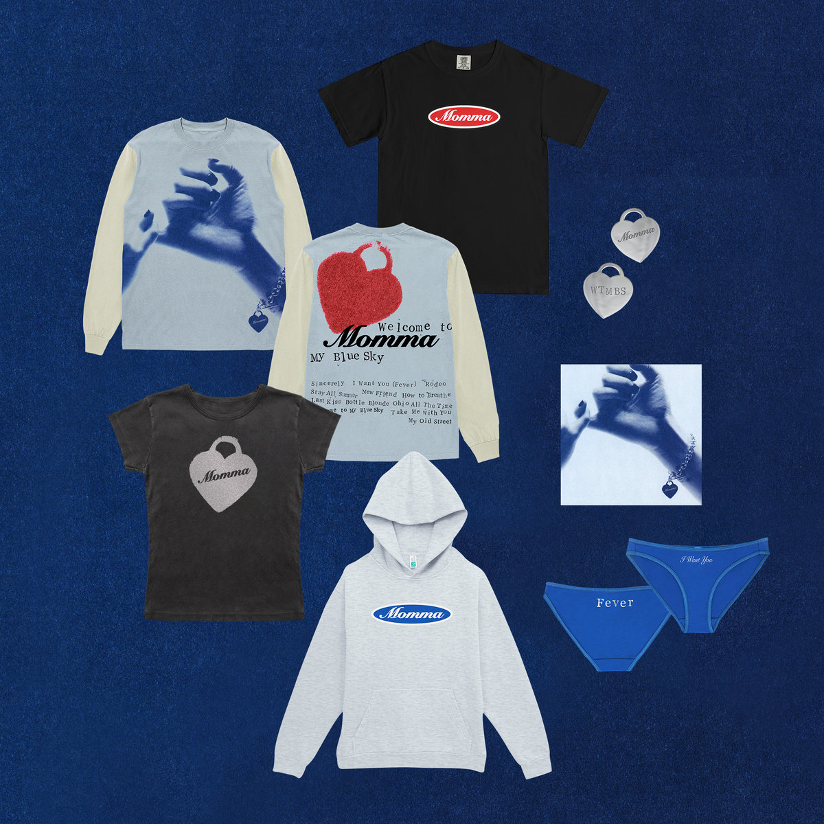 Momma - Welcome to My Blue Sky + Pick 2 Merch Items Bundle