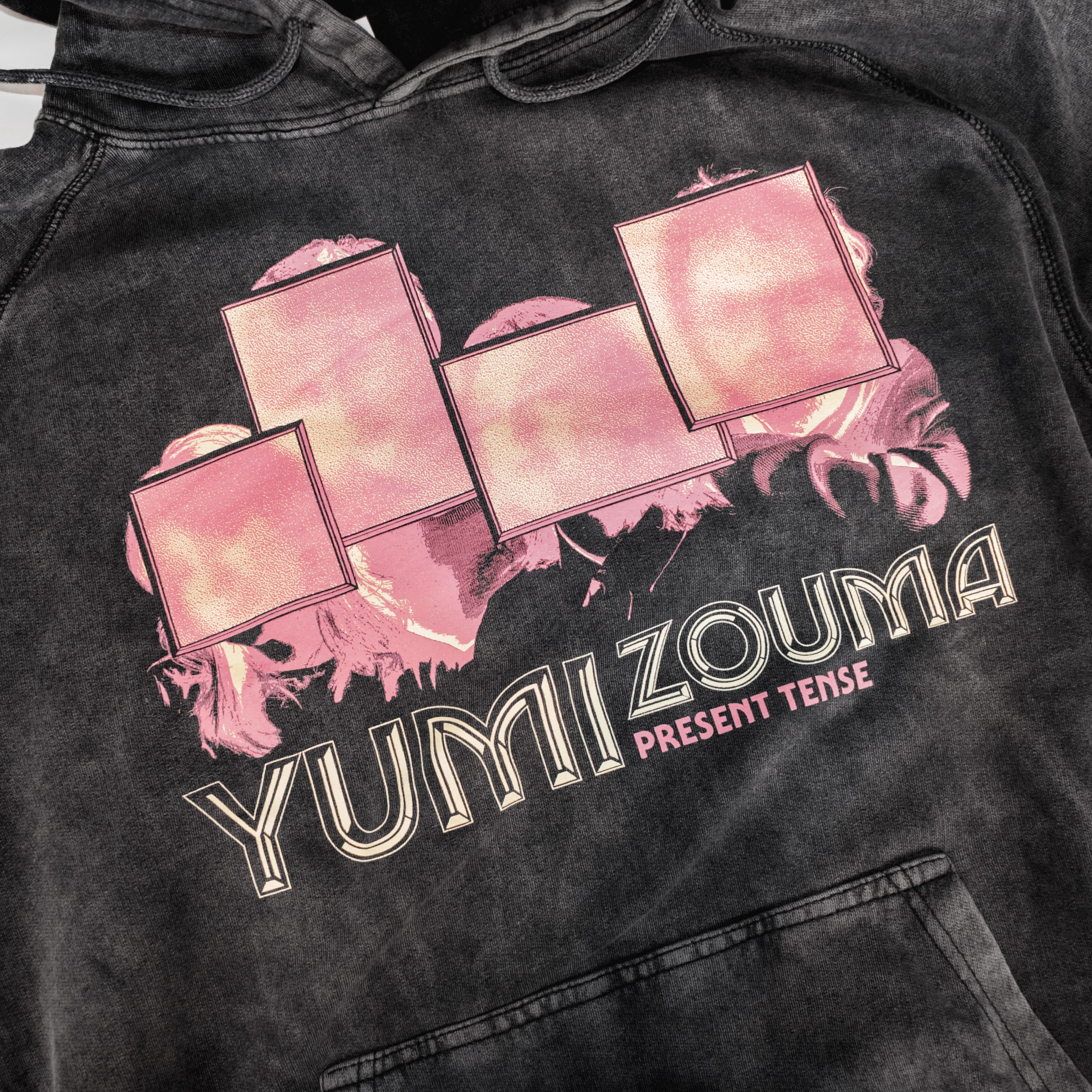 Yumi Zouma - Present Tense Pullover Hooded Sweatshirt