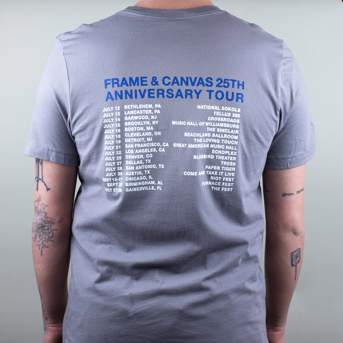 Braid - Frame & Canvas Tour T-Shirt