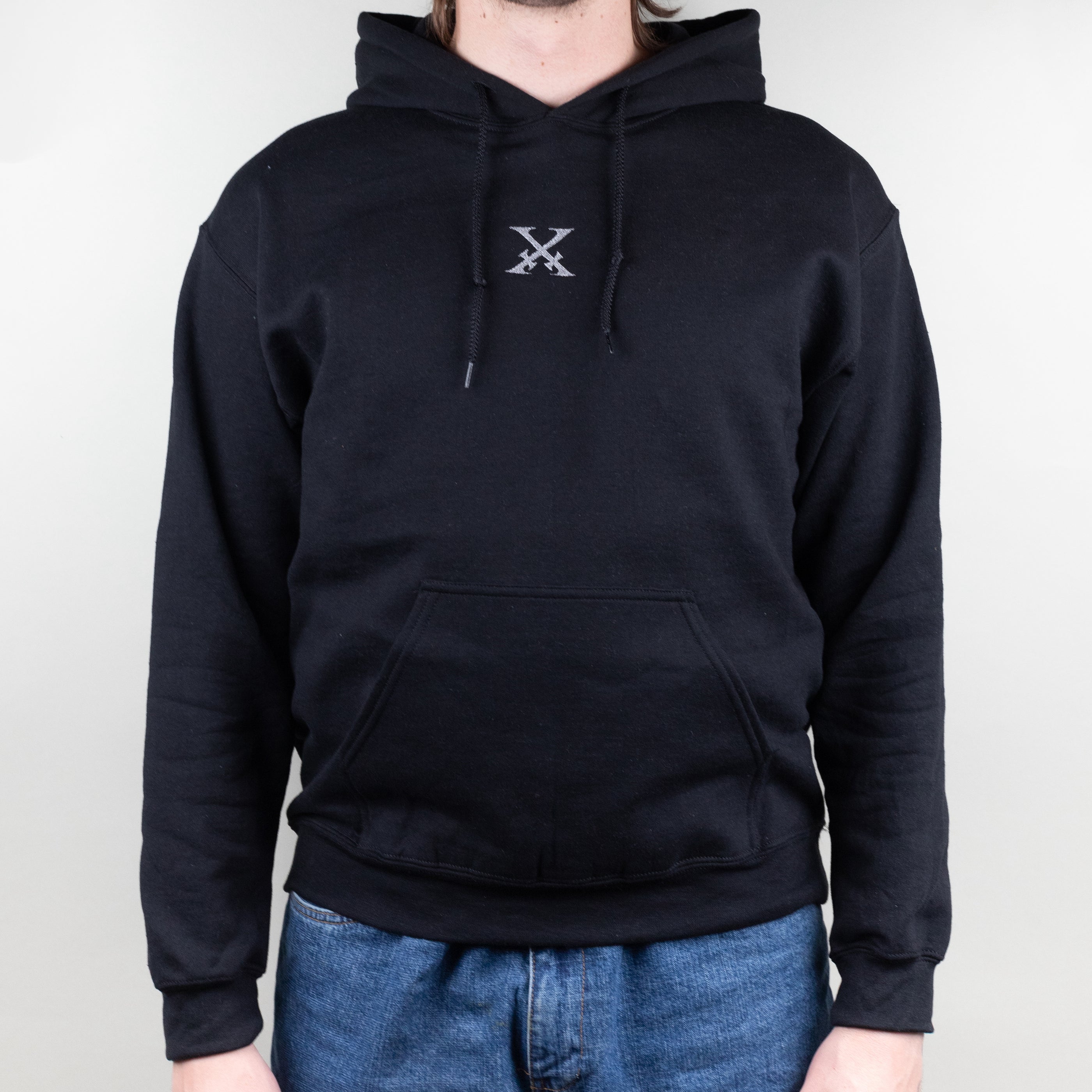 Xiu Xiu - Xiu Xiu Embroidered Silver Logo Hooded Sweatshirt