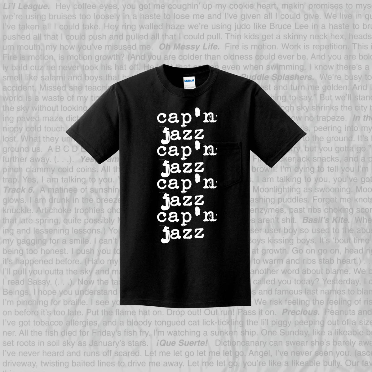 Cap'n Jazz - Typewriter T-Shirt